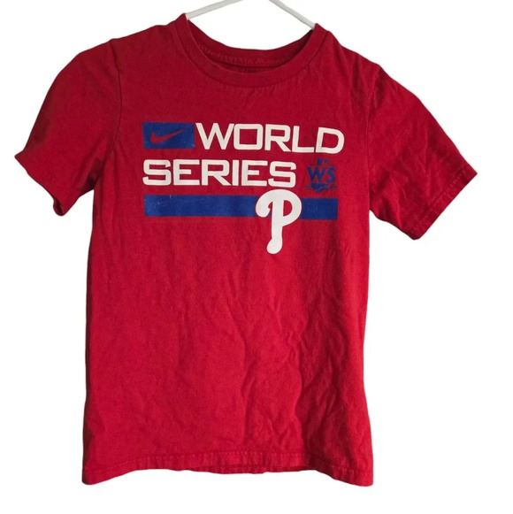 Nike 2022 World Series Philadelphia Phillies Youth Shirt - Picture 1 of 5
